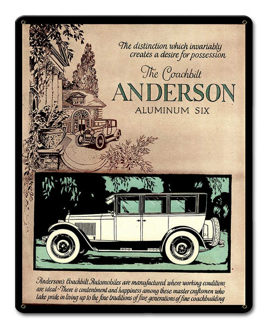 Anderson Aluminum Six 1924