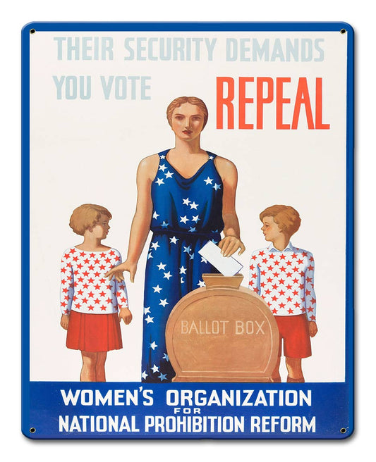 Repeal Prohibition 1932 12 x 15 Satin