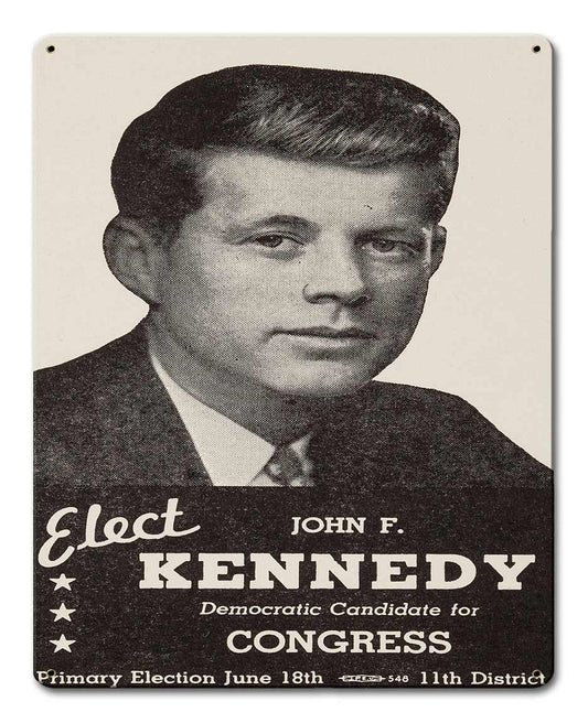 Kennedy For Congress 1946 12 x 15 Satin