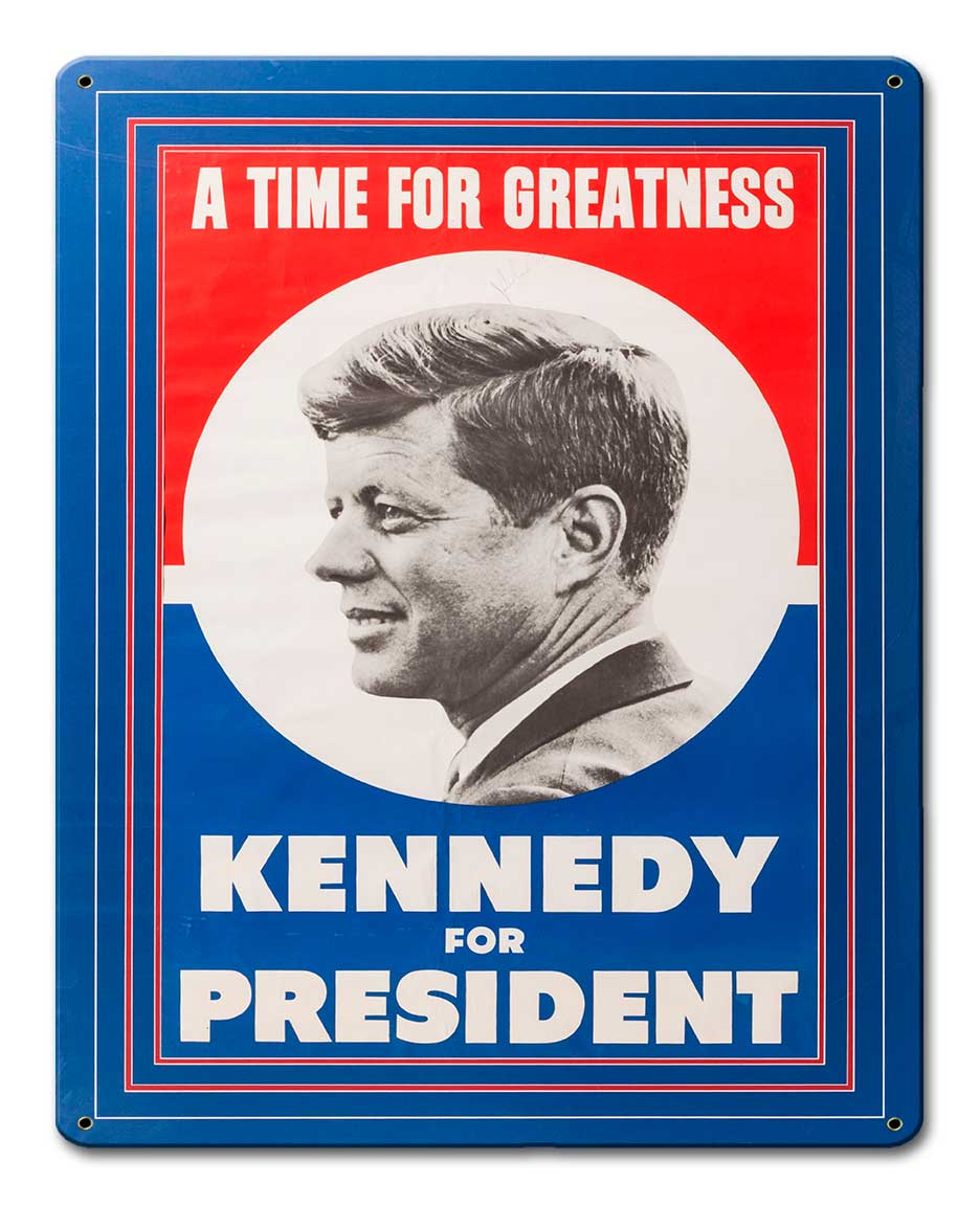 Kennedy For President Greatness 12 x 15 Satin