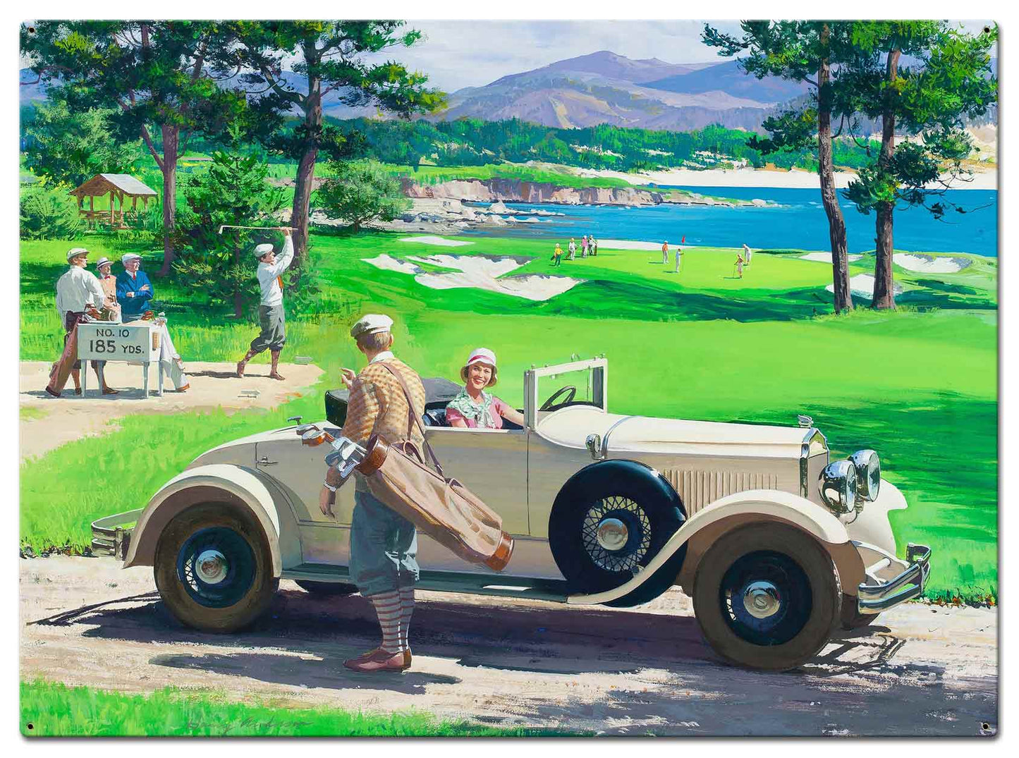 1929 Chrysler Imperial Roadster 30 x 22 Custom Shape