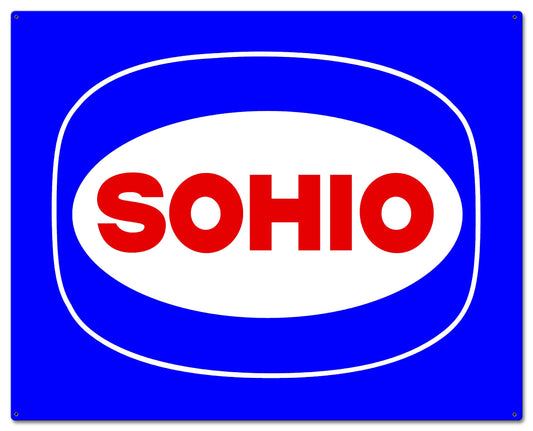 Sohio Blue 30 x 24 Custom Shape