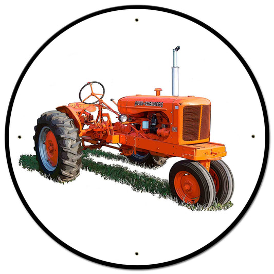 Allis Chalmers WC 28 X 28 vintage metal sign