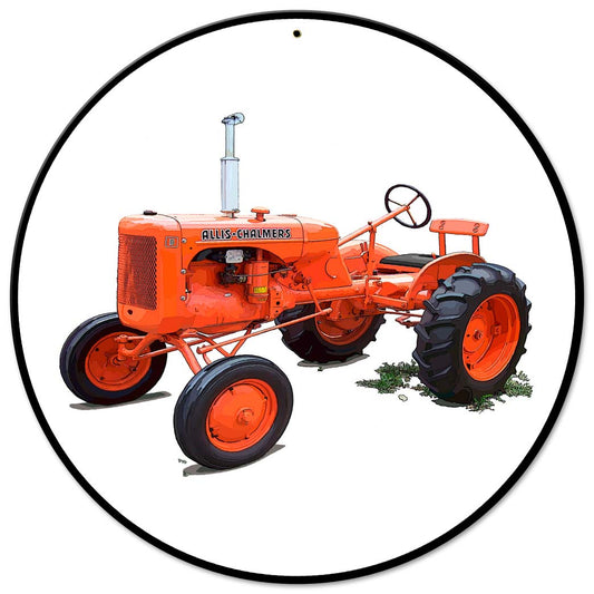 Allis Chalmers Model B 14 X 14 vintage metal sign