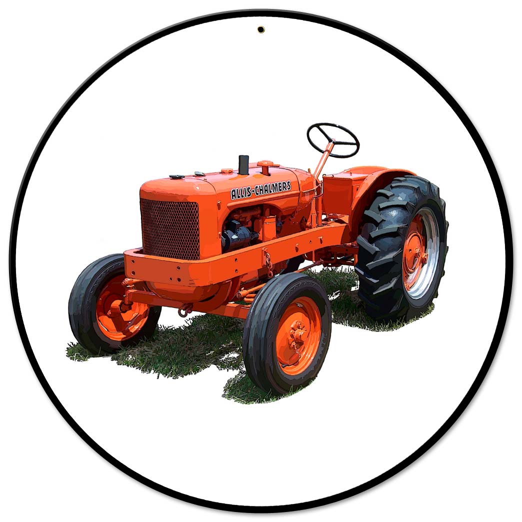 Allis Chalmers IB 14 X 14 vintage metal sign