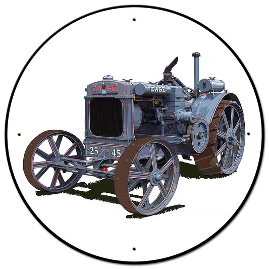 Case Tractor 25-45 28 X 28 vintage metal sign