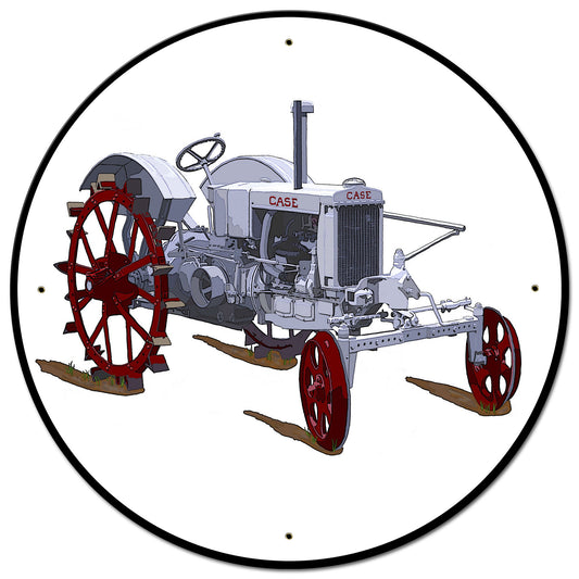 Case Tractor Model RC 28 X 28 vintage metal sign