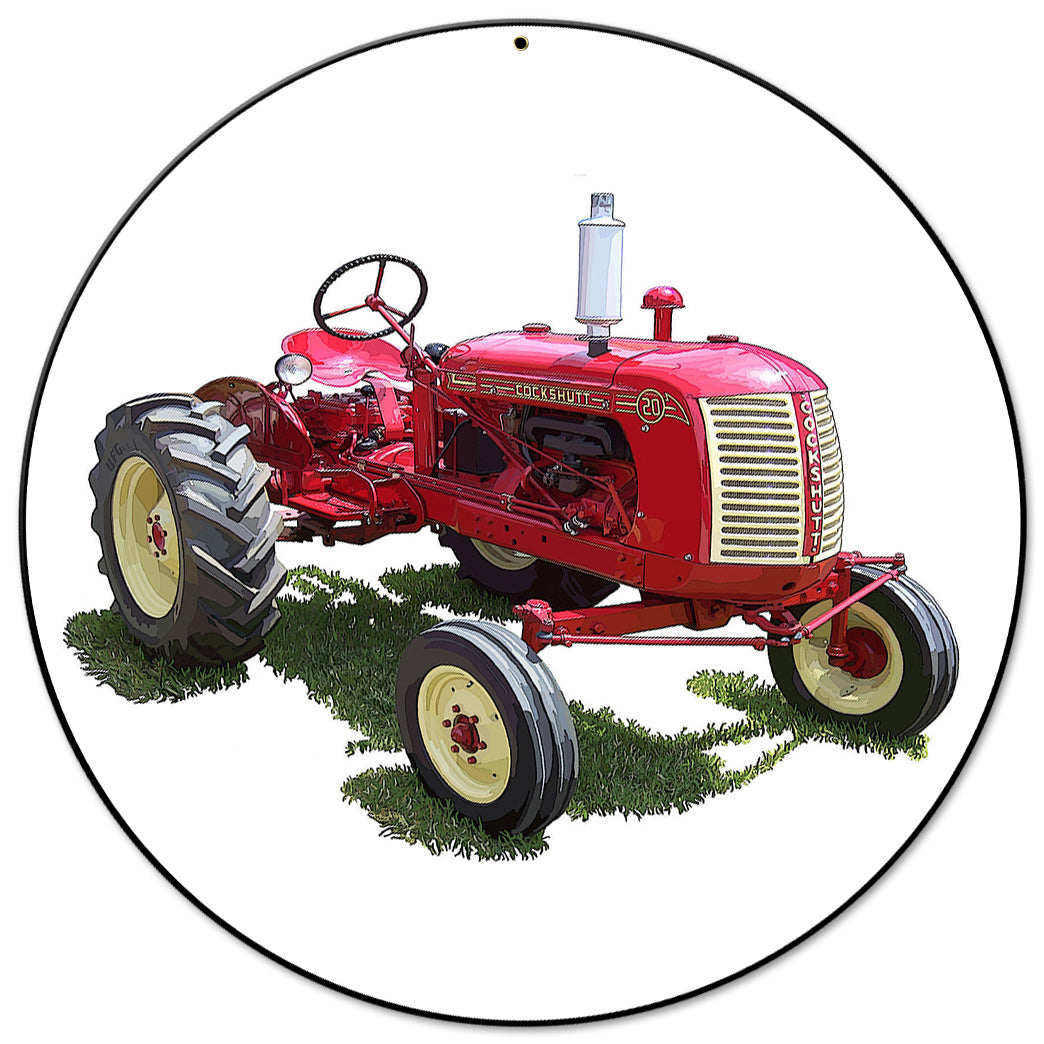 Cockshutt 20 Tractor 14 X 14 vintage metal sign