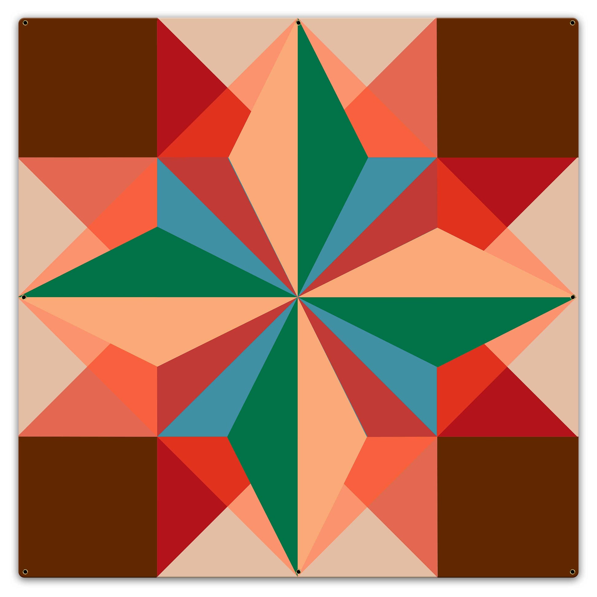 Six Square Design 2 UV Coated