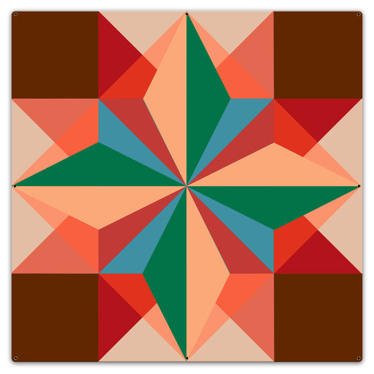 Six Square Design 2 UV Coated