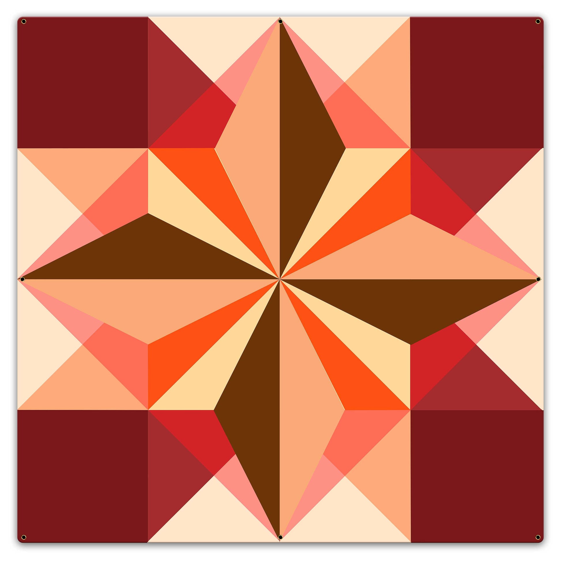 Six Square Design 3 UV Coated