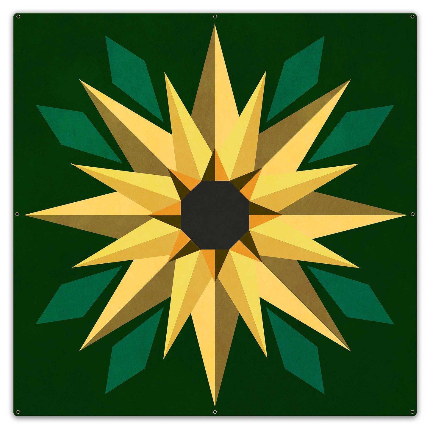 Sunflower Green Bkgd