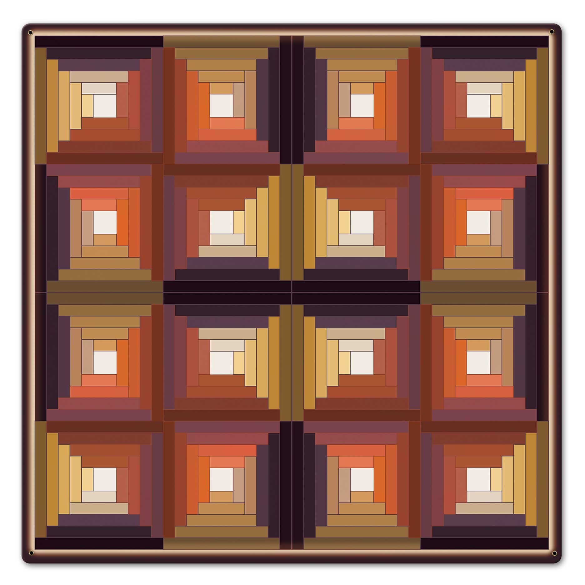 Log Cabin Quilt 2
