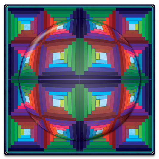 Log Cabin Quilt 1 Sphere