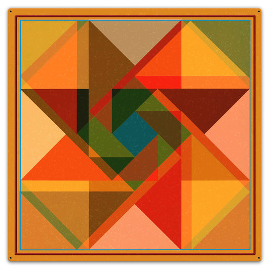 TRIANGLE QUILT OVERLAY