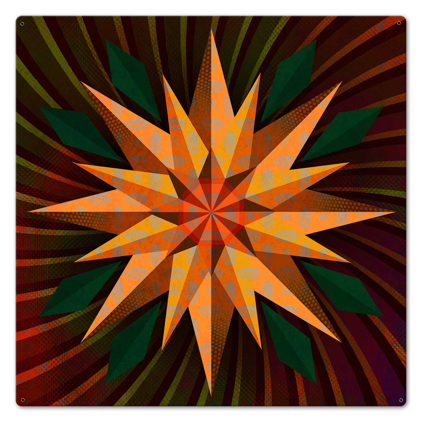 Sunflower Sphere Colorful