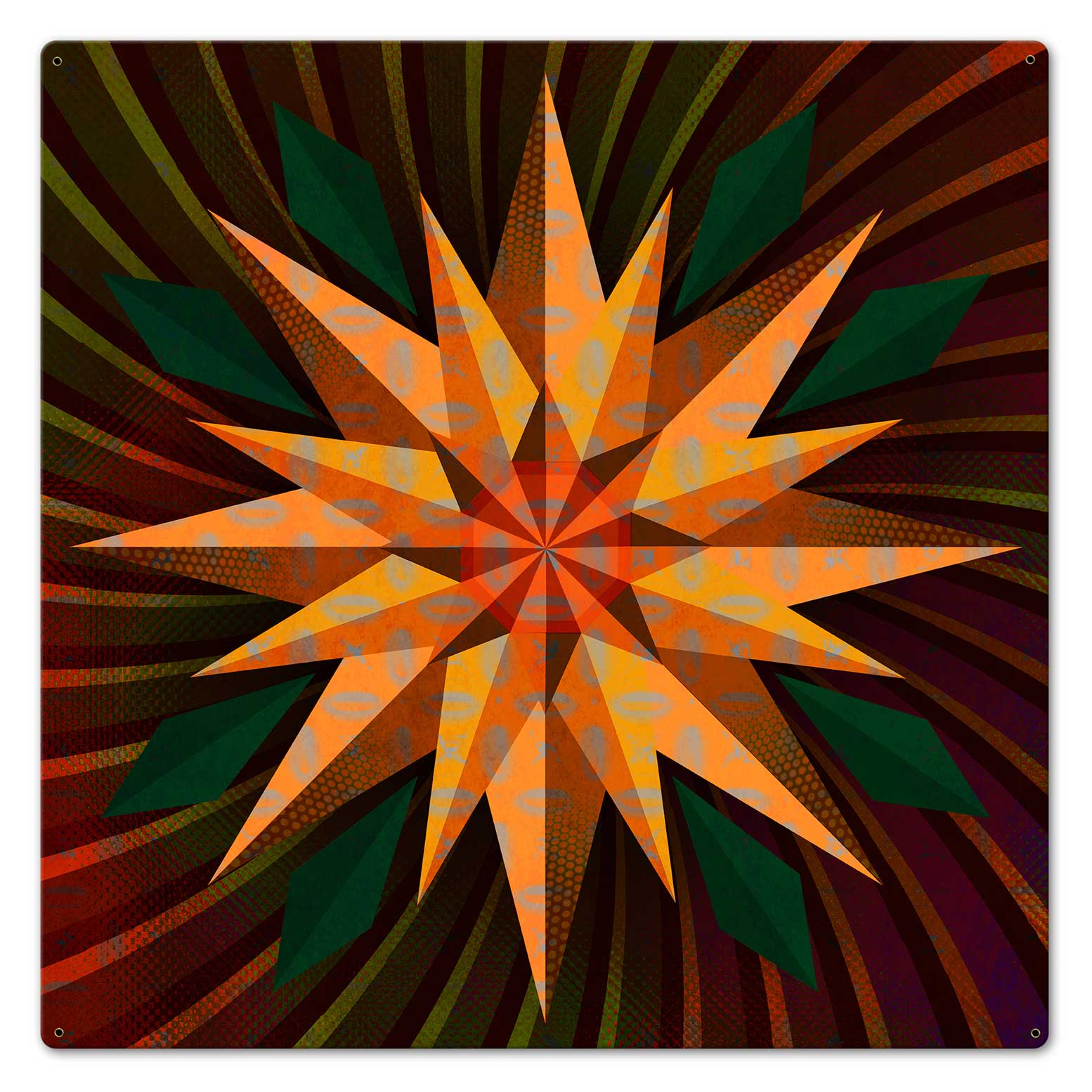 Sunflower Sphere Colorful