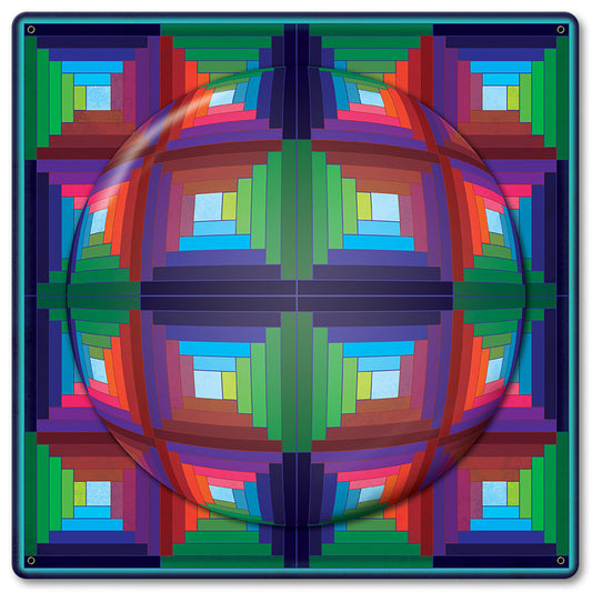 Log Cabin Quilt 1 Sphere