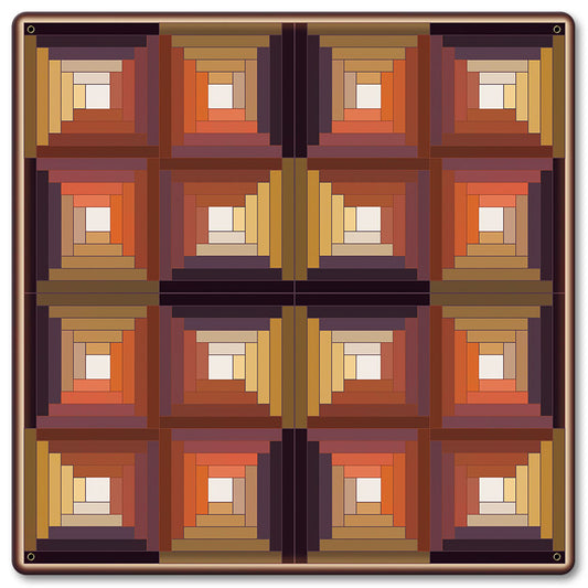 Log Cabin Quilt 2