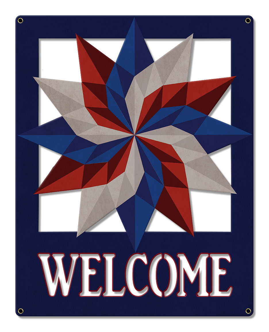 Starburst Design Welcome