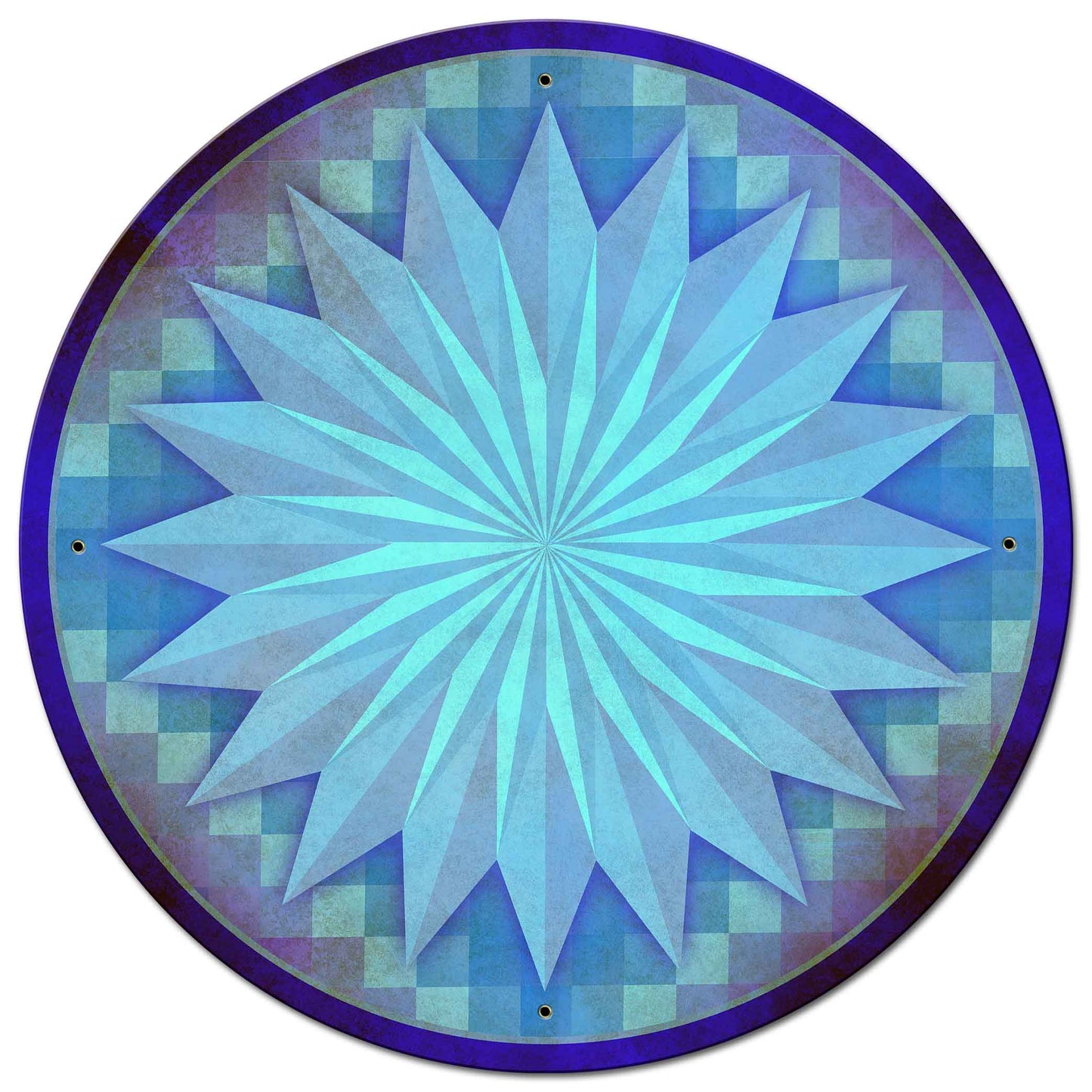 Multi Starburst Around The World Blue