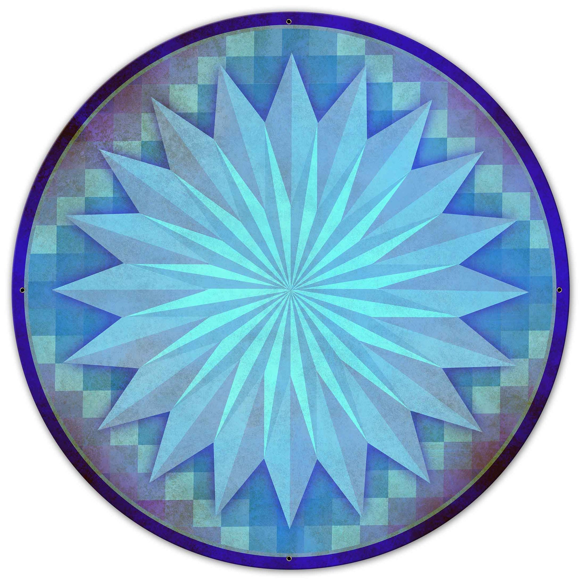 Multi Starburst Around The World Blue