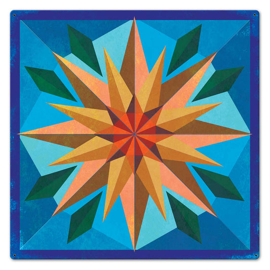 Sunflower Light Blue Background