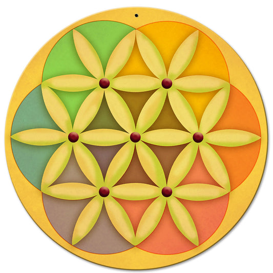 Flower Of Life 14 x 14 Round