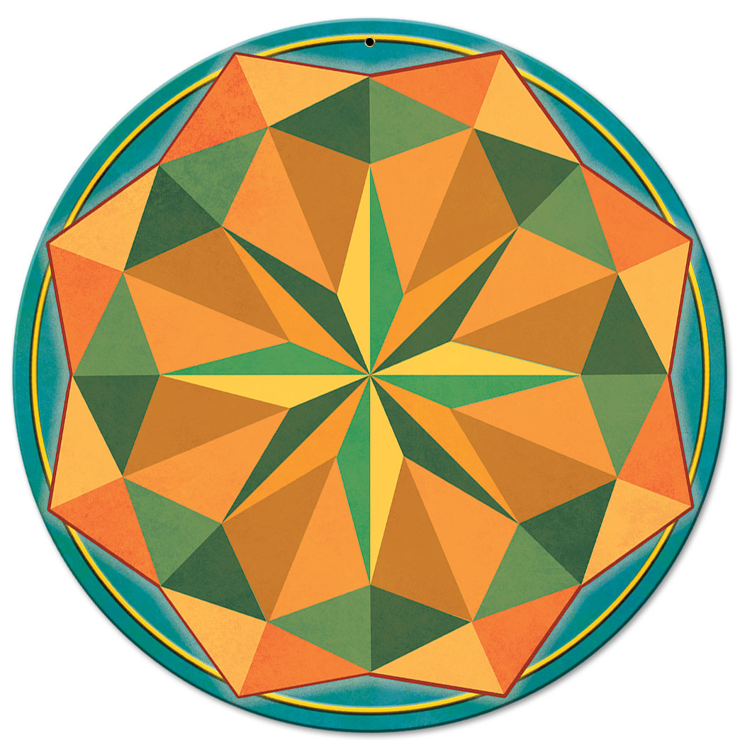 8 Point Star So West 14 x 14 Round