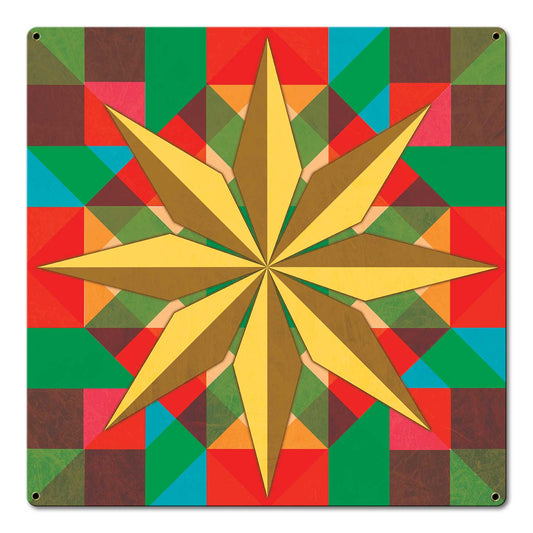 8 Squares Star 18 x 18 Custom Shape