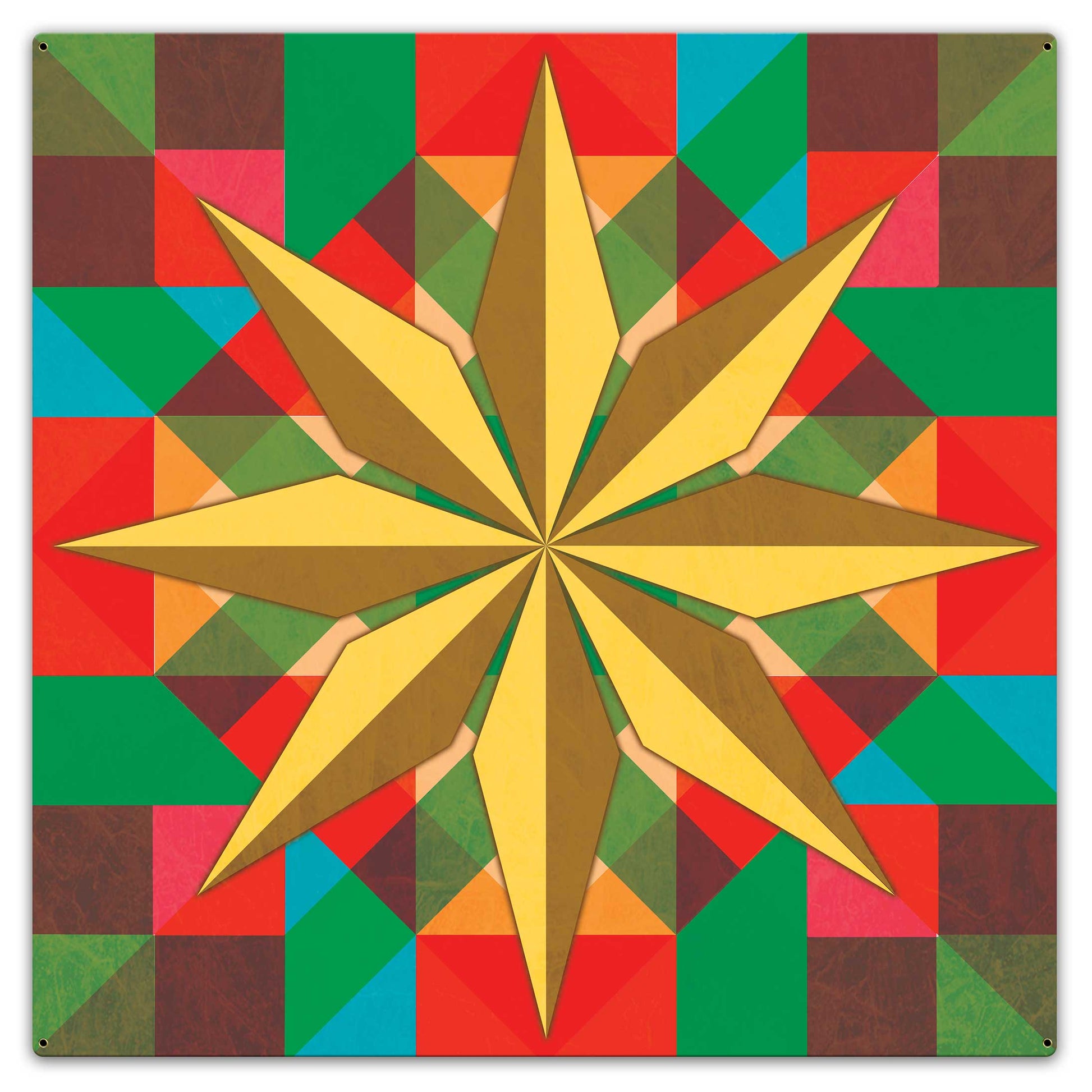 8 Squares Star 36 x 36 Custom Shape