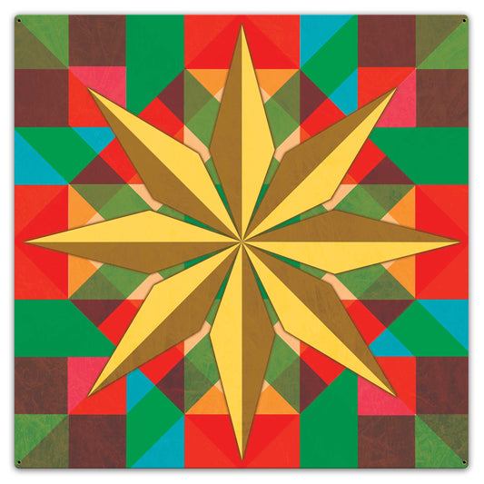 8 Squares Star 36 x 36 Custom Shape