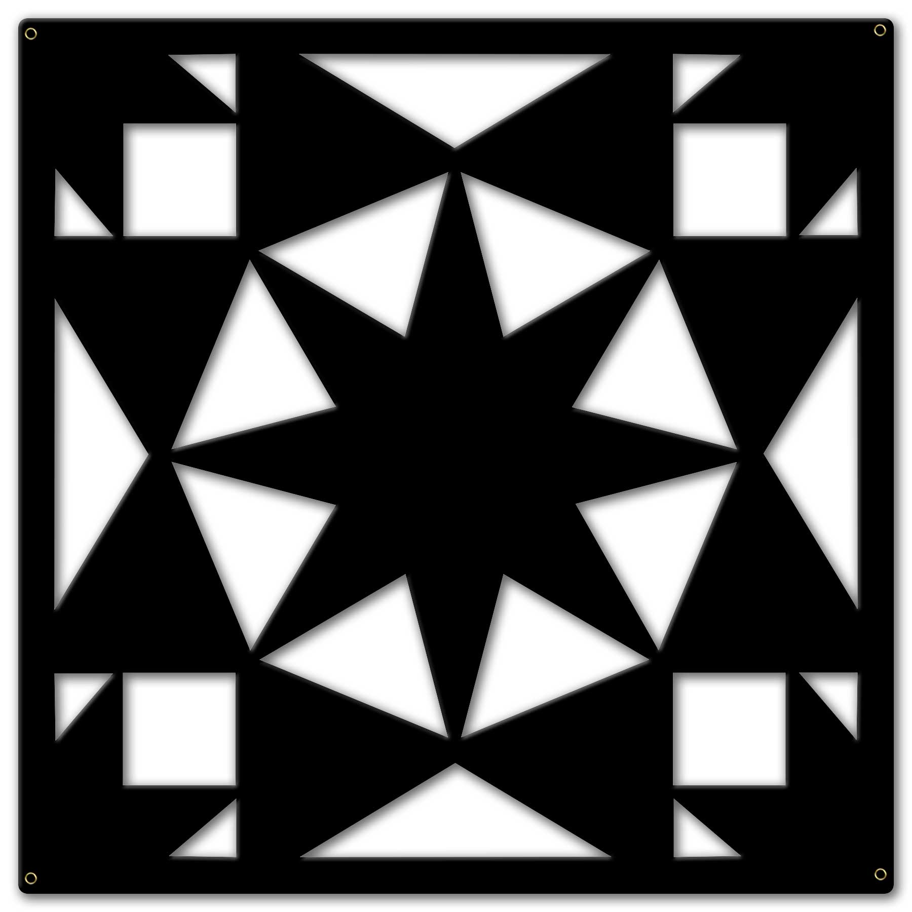 Silhouette Nine Square 24 x 24 Custom Shape