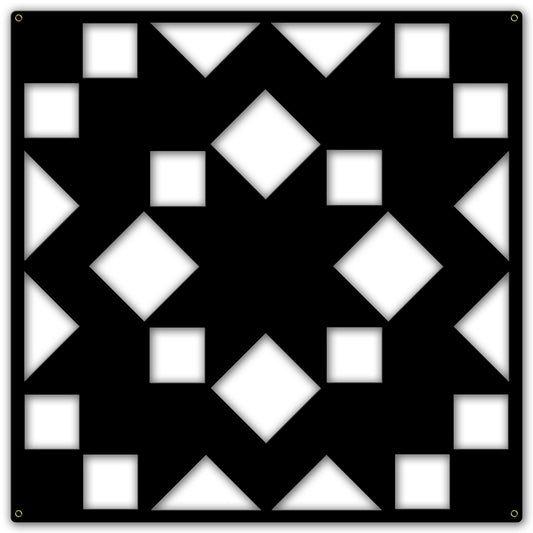 Silhouette Carpenters Wheel 18 x 18 Custom Shape