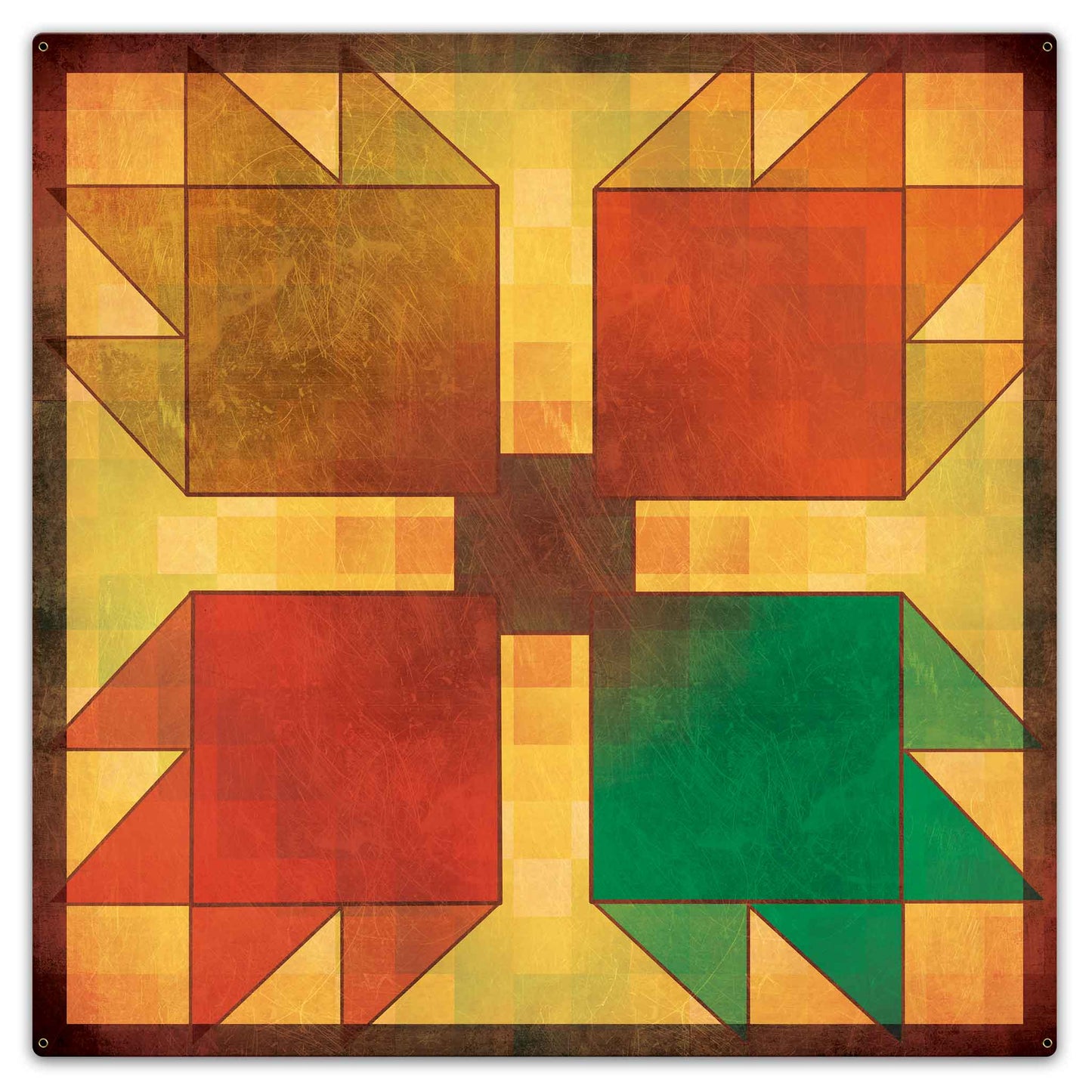 BEAR PAW BROWN 36 x 36 Custom Shape