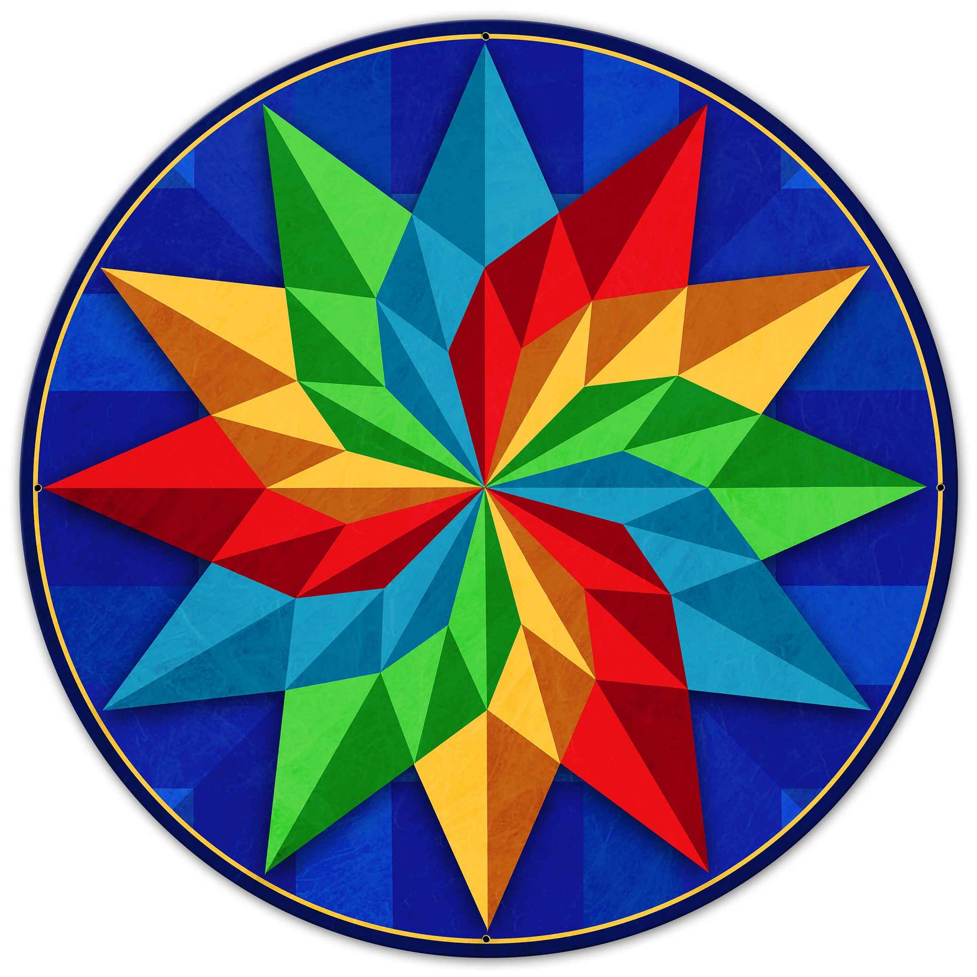 Pinwheel With Bkgd 36 x 36 Custom Shape