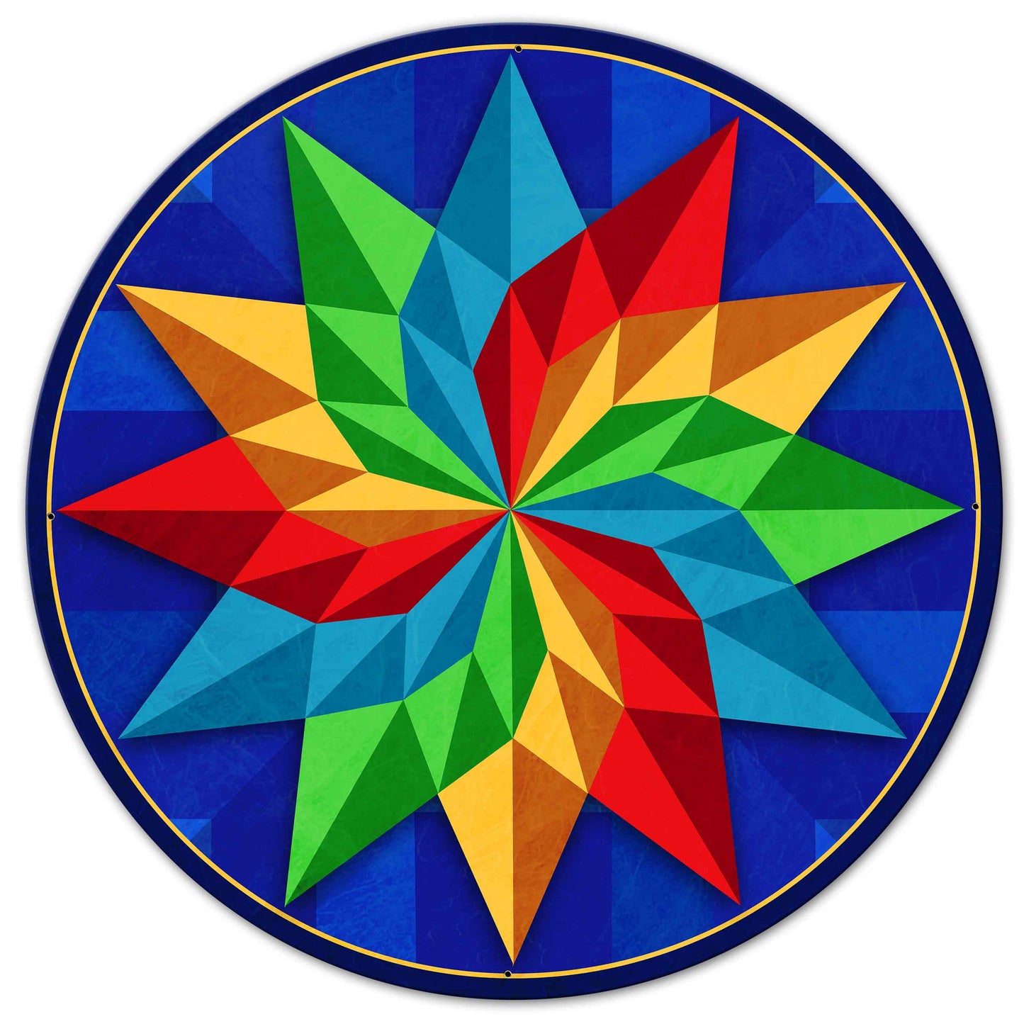 Pinwheel With Bkgd 42 x 42 Custom Shape