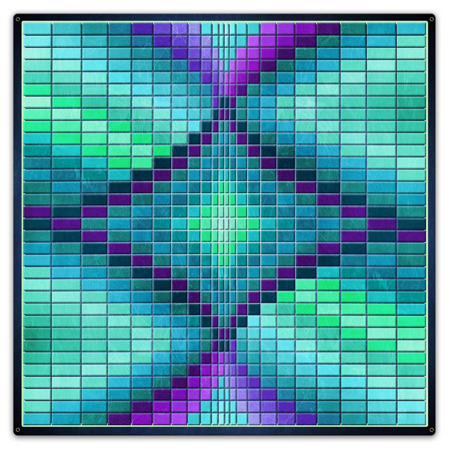 AQP685 - WAVE QUILT BLUE