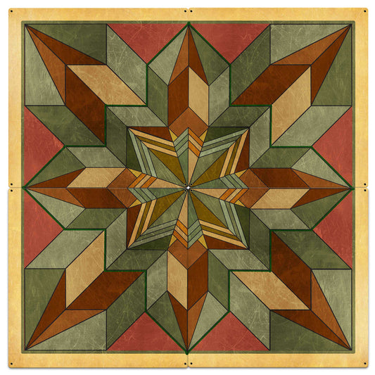 Desert Tone 4 pcs Metal Sign 48in X 48in