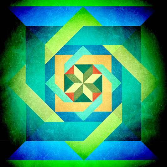 Box N Box N Box Blue Metal Sign 36in X 36in