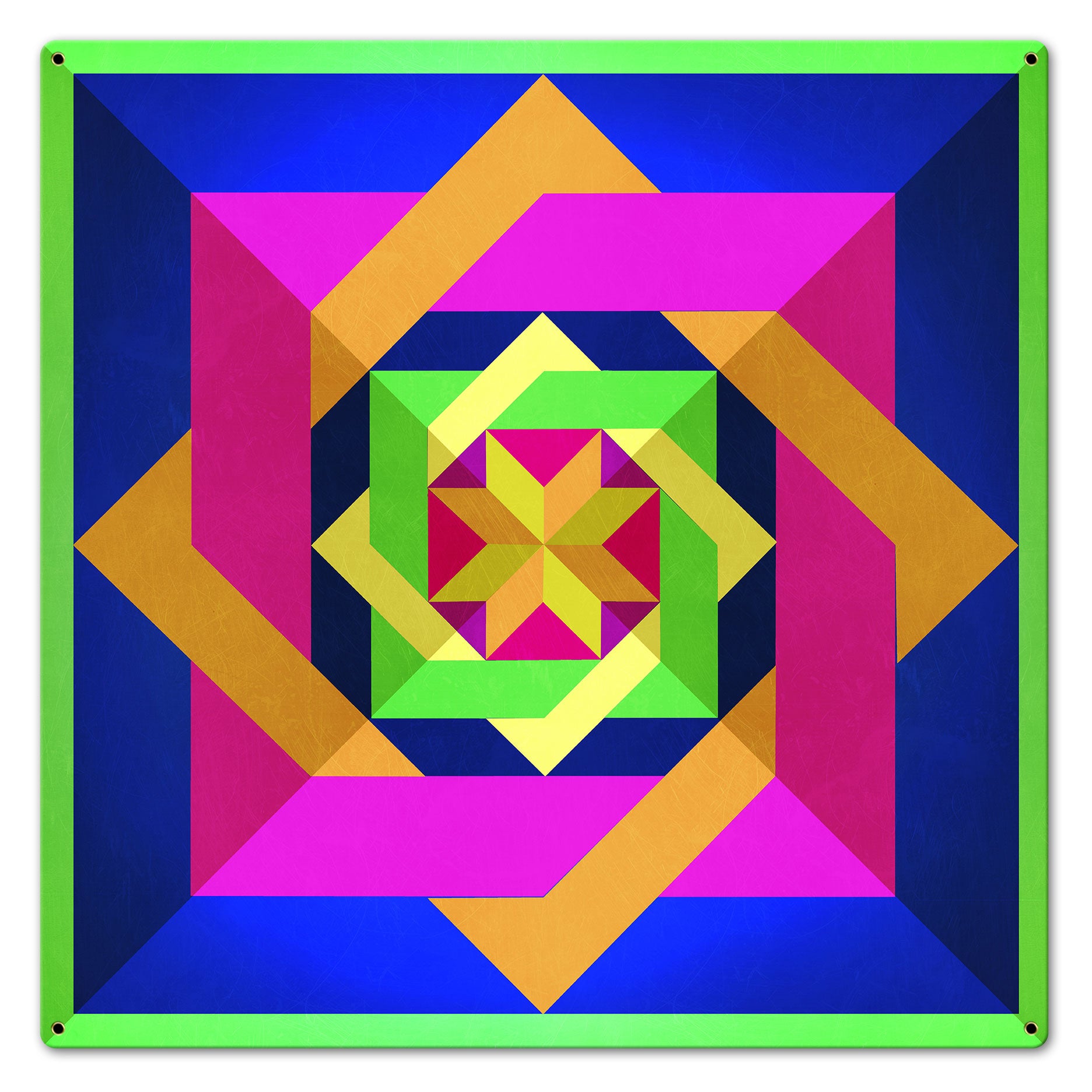 Box N Box N Box Bright Metal Sign 24in X 24in