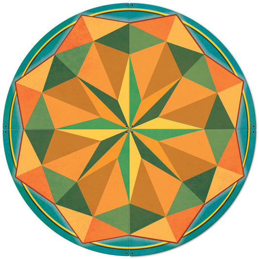 8 Point Star So West 4pcs Metal Sign 42in X 42in