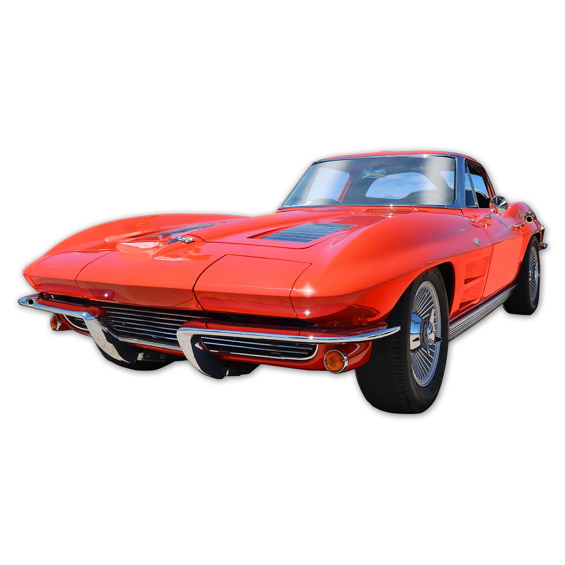 64 Stingray Cutout Metal Sign 24in X 12in