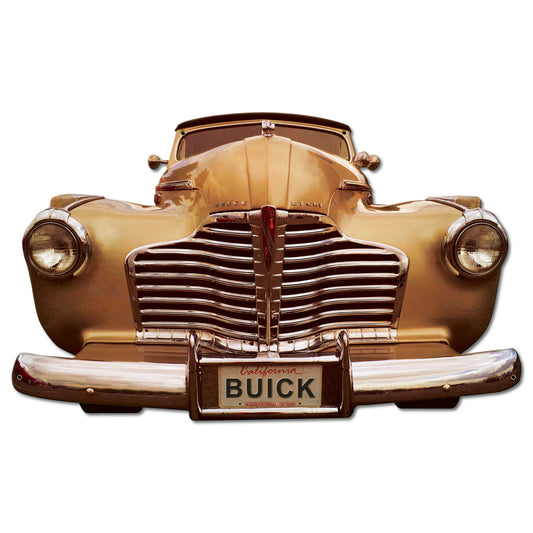 Buick Cut out Metal Sign 36in X 22in