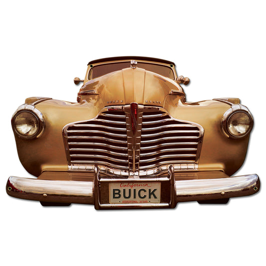 Buick Cut out Metal Sign 24in X 15in