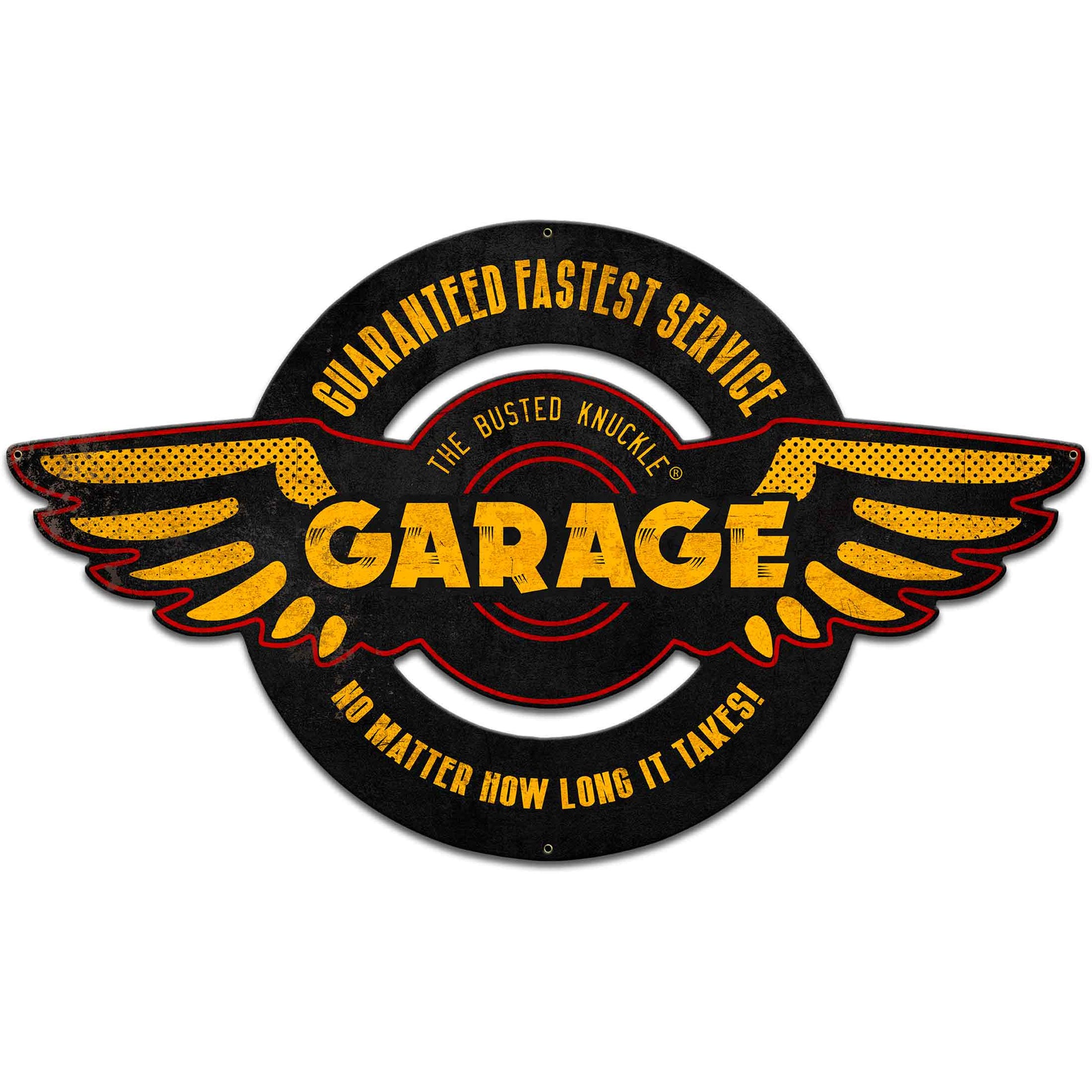 Fastest Service Wings 27 x 16 Custom Shape