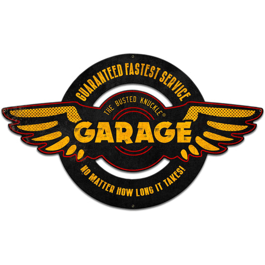 Fastest Service Wings 27 x 16 Custom Shape