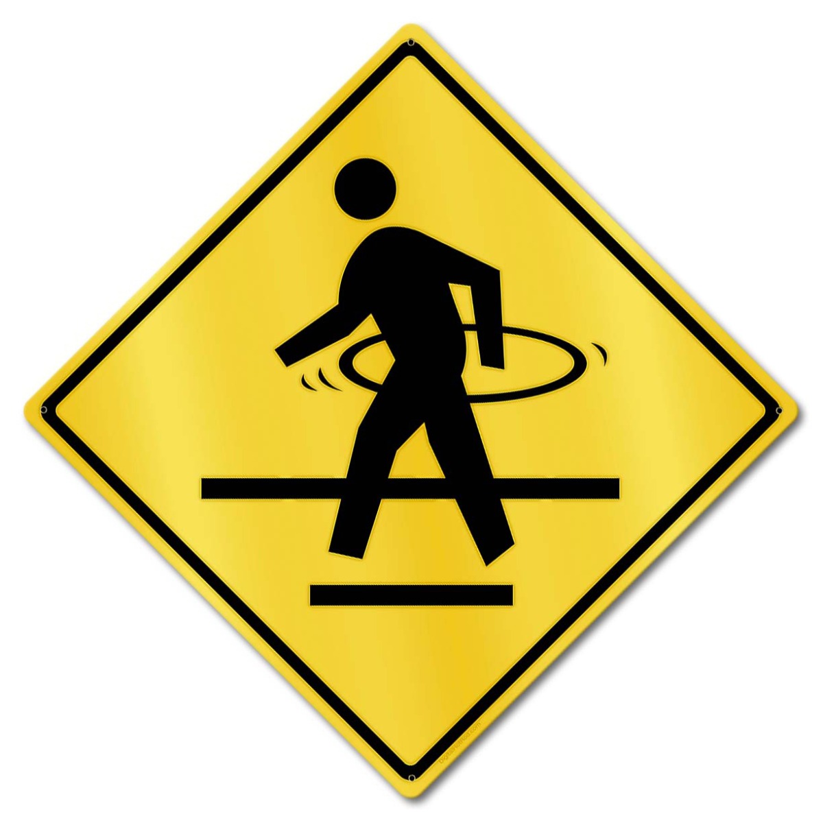 Hula Hoop Caution