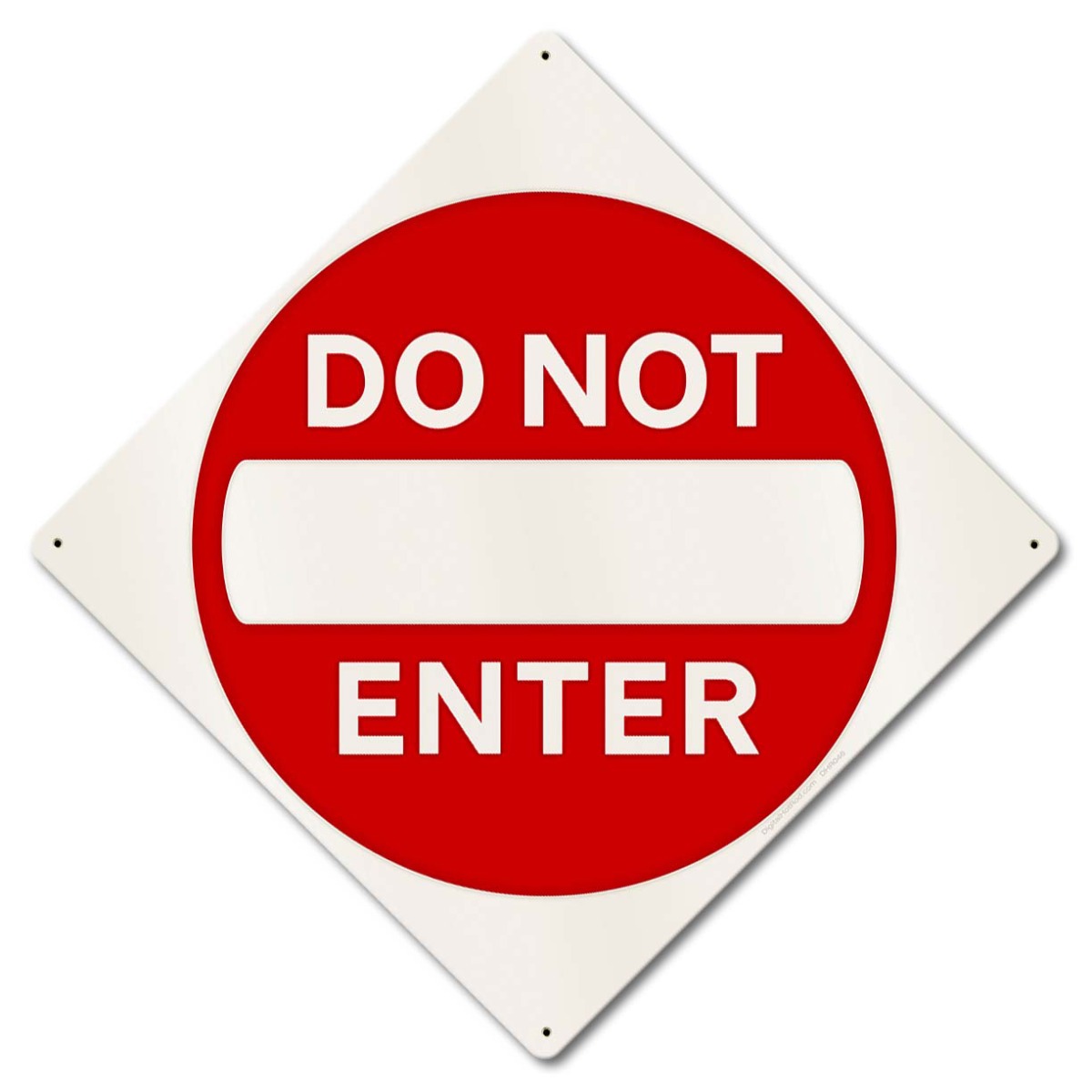 Do Not Enter Caution