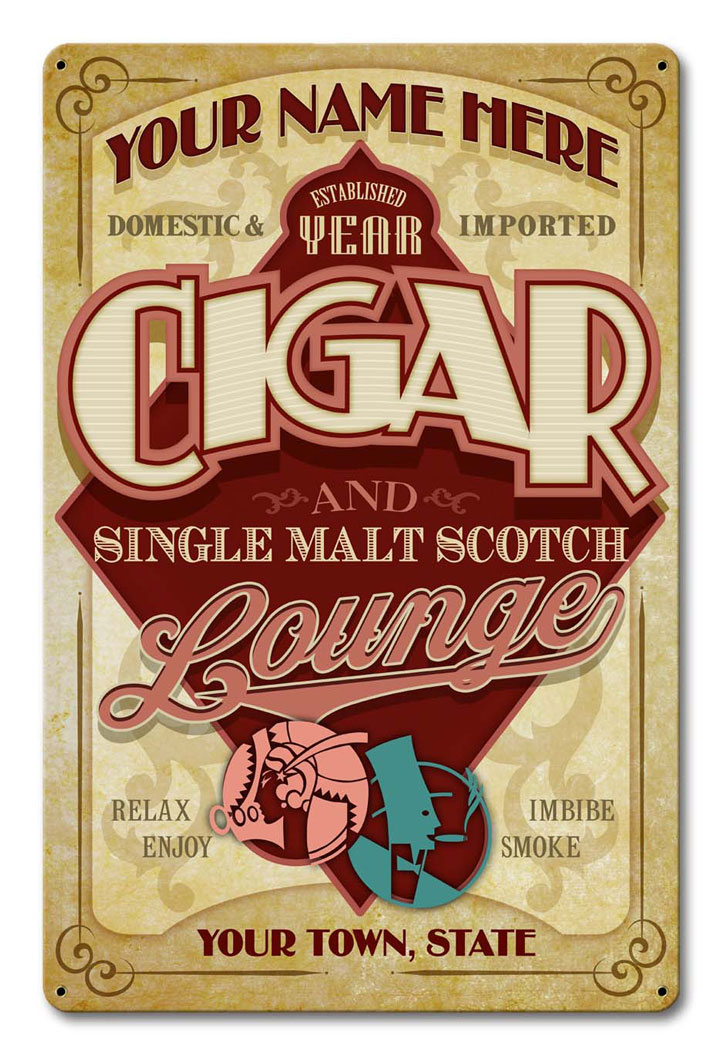Cigar Lounge - Personalized